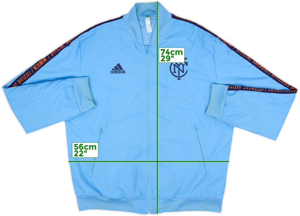 2019-20 New York City FC adidas Track Jacket - 7/10 - (L)