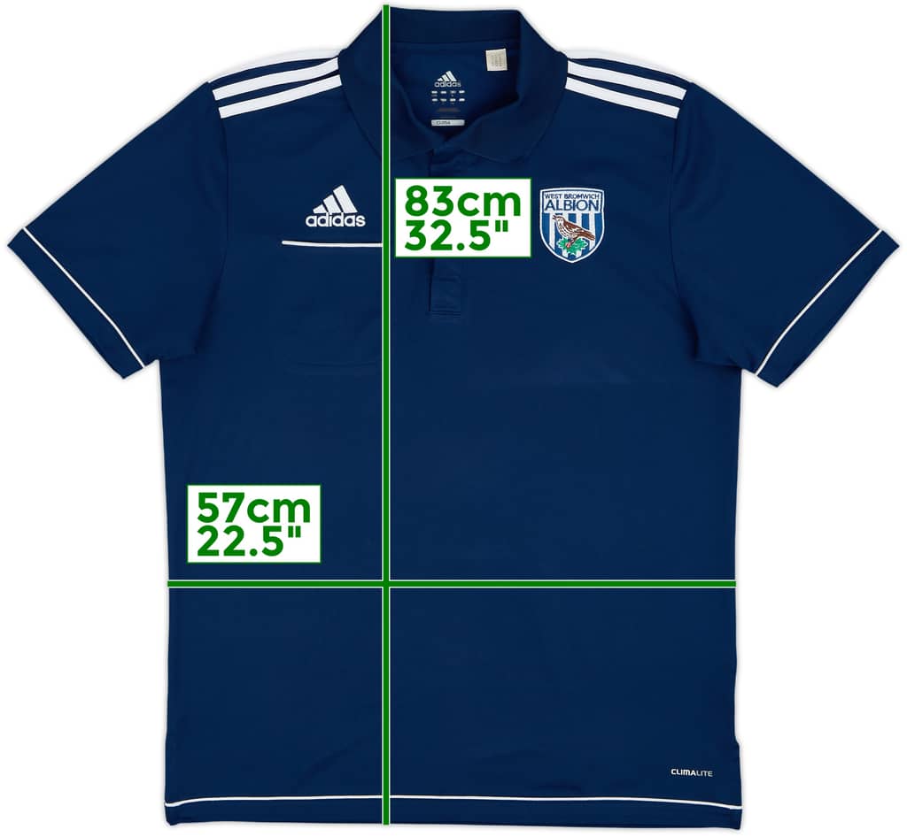 2014-15 West Brom adidas Polo Shirt - 9/10 - (L)