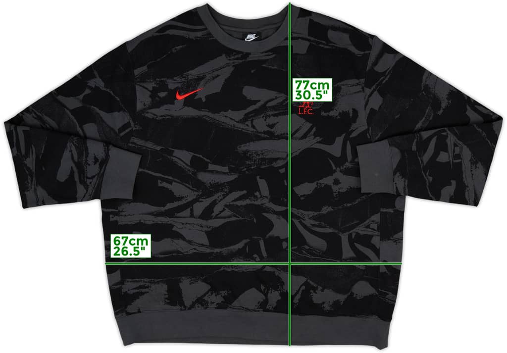 2020-21 Liverpool Nike Sweat Top - 10/10 - (XXL)