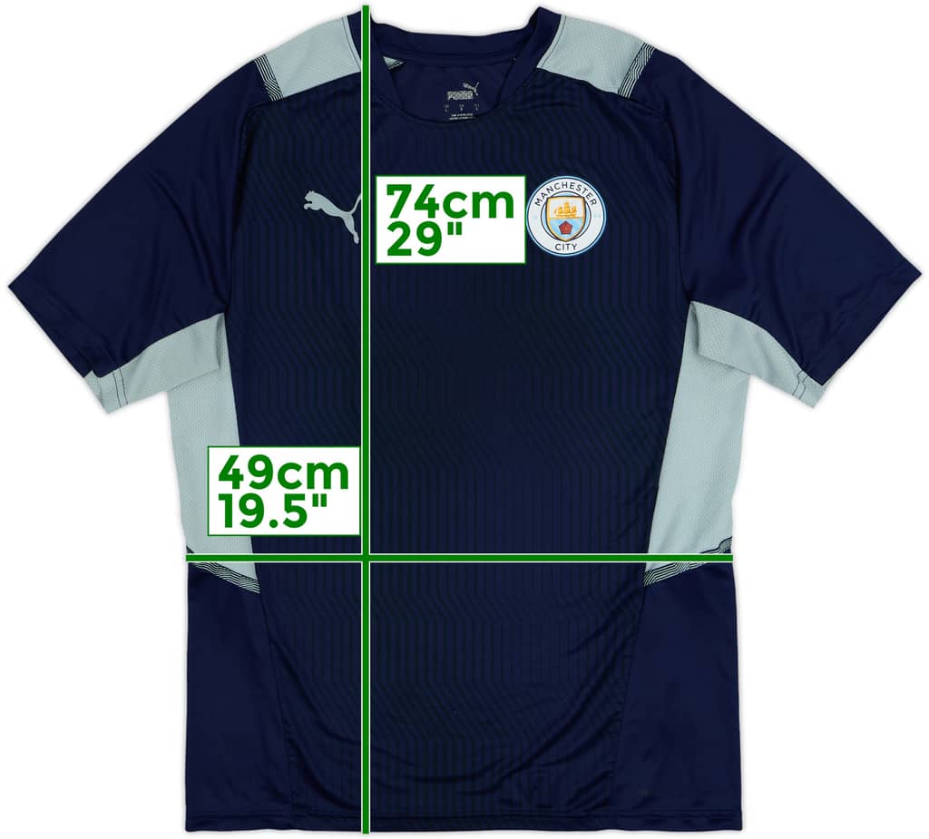 2020-21 Manchester City adidas Training Shirt - 6/10 - (L)