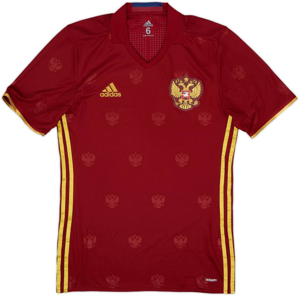 2016-17 Russia Player Issue Home Shirt - 8/10 - (M)