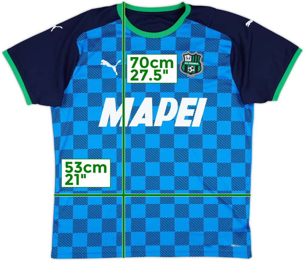 2021-22 Sassuolo Third Shirt - 10/10 - (L)