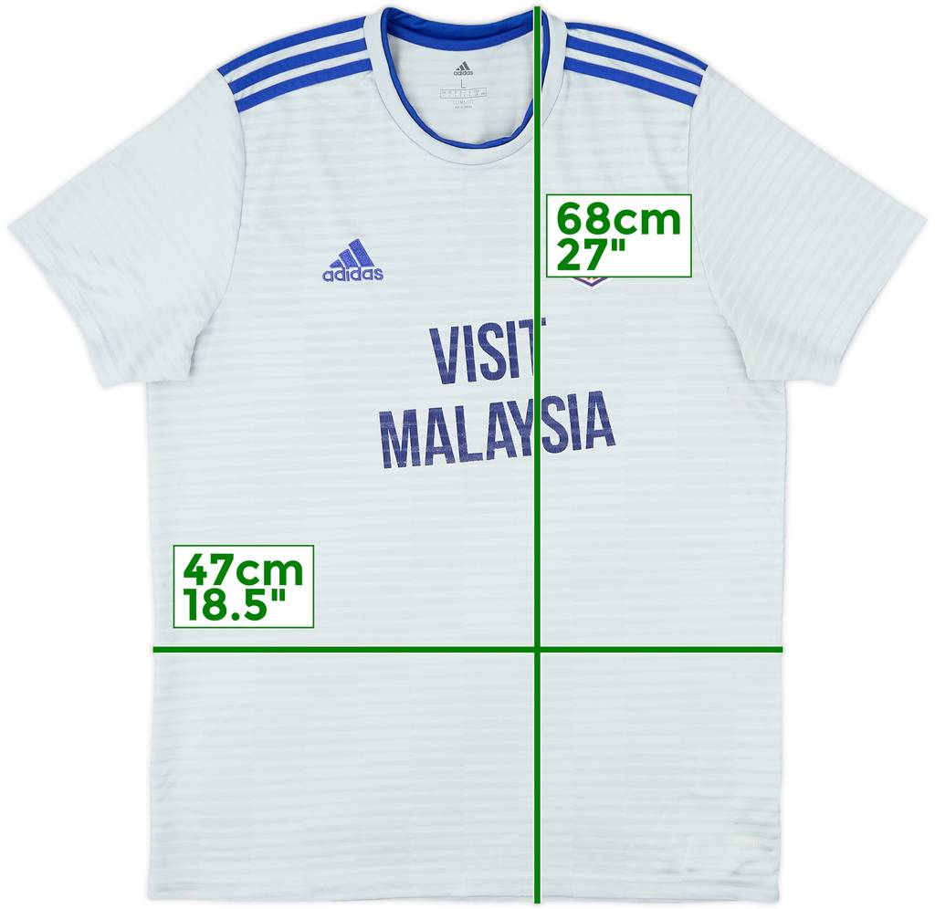 2018-19 Cardiff City Away Shirt - 6/10 - (L)