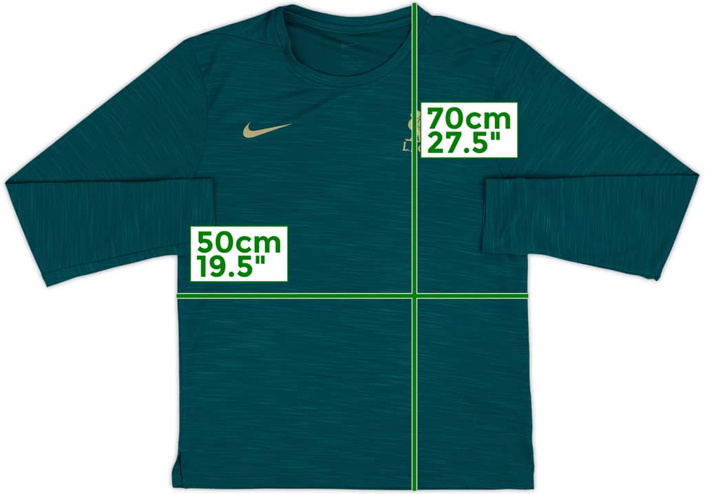 2022-23 Liverpool Nike Training L/S Shirt - 8/10 - (S)