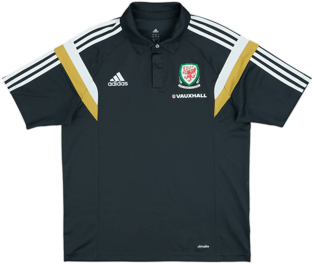 2014-15 Wales adidas Polo Shirt - 9/10 - (L)