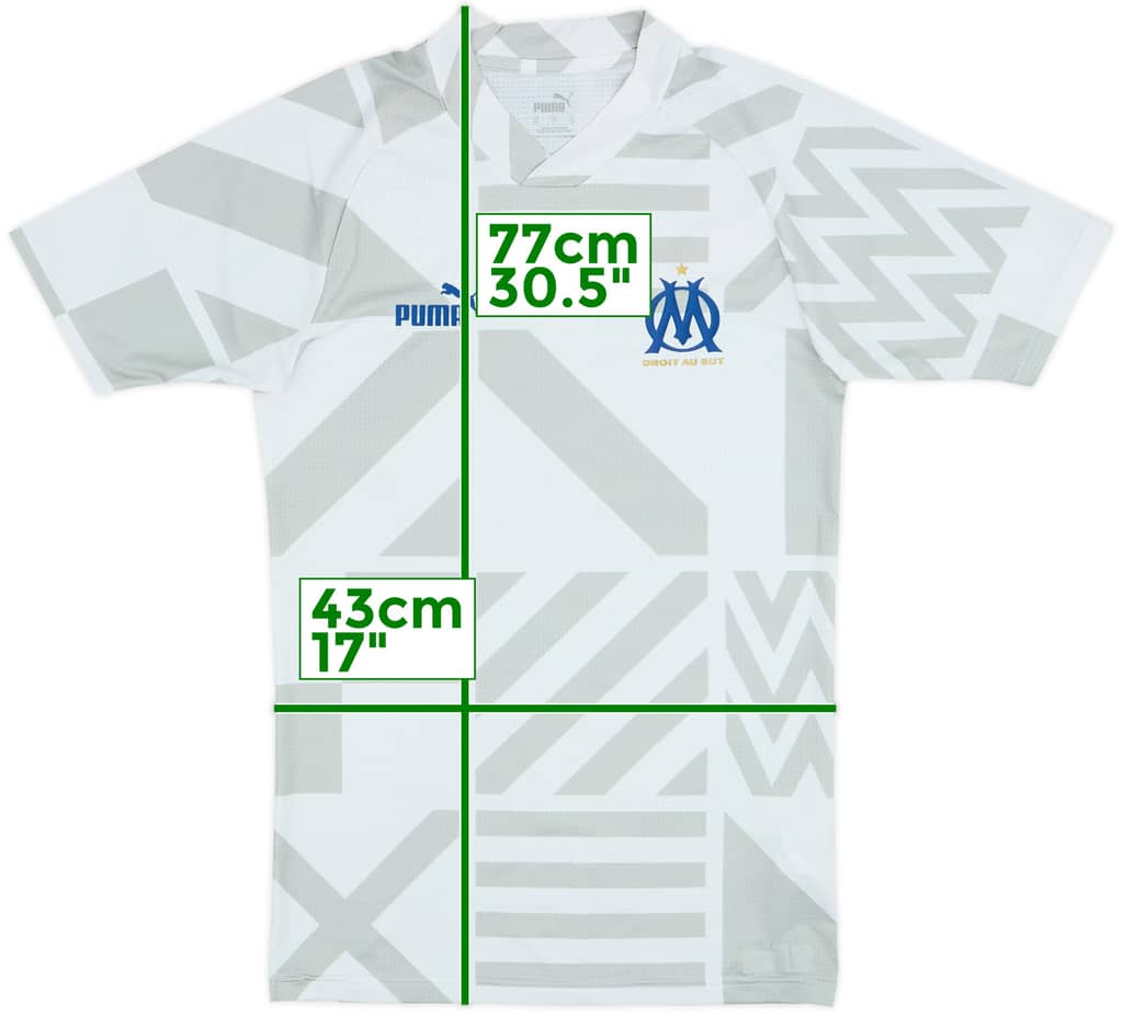 2022-23 Marseille Puma Pre-Match Shirt - 8/10 - (XS)