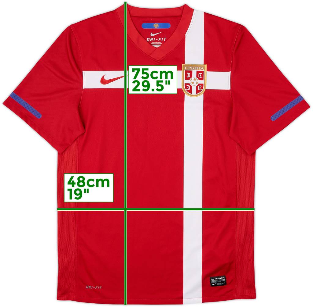 2010-11 Serbia Home Shirt - 9/10 - (S)