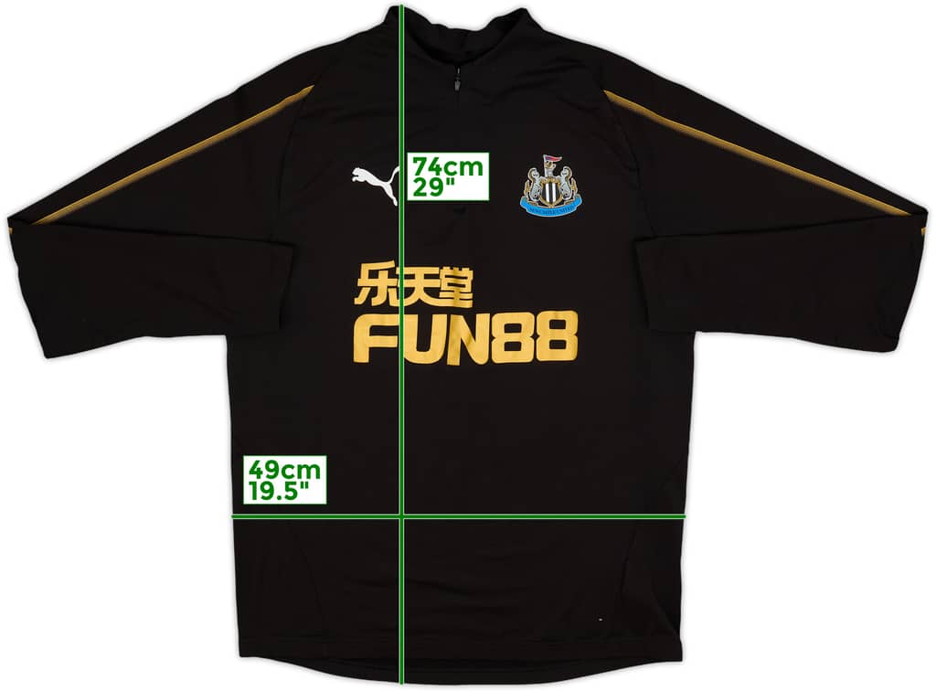 2018-19 Newcastle Puma 1/4 Zip Drill Top - 9/10 - (L)