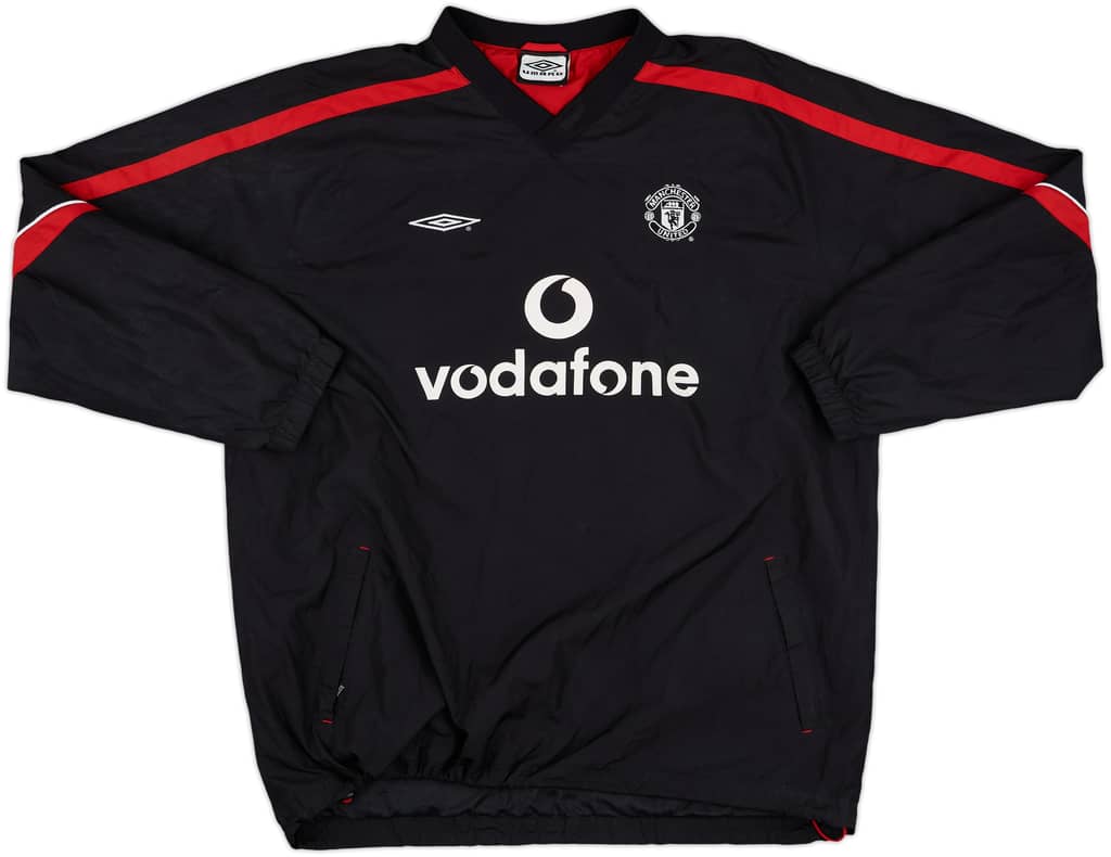 2000-01 Manchester United Umbro Drill Top - 7/10 - (XL)