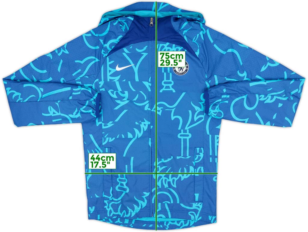 2022-23 Chelsea Nike Hooded Rain Jacket - 10/10 - (XS)