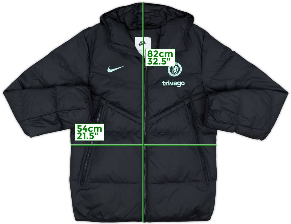 2023-24 Chelsea Nike Padded Bench Coat - 10/10 - (S)