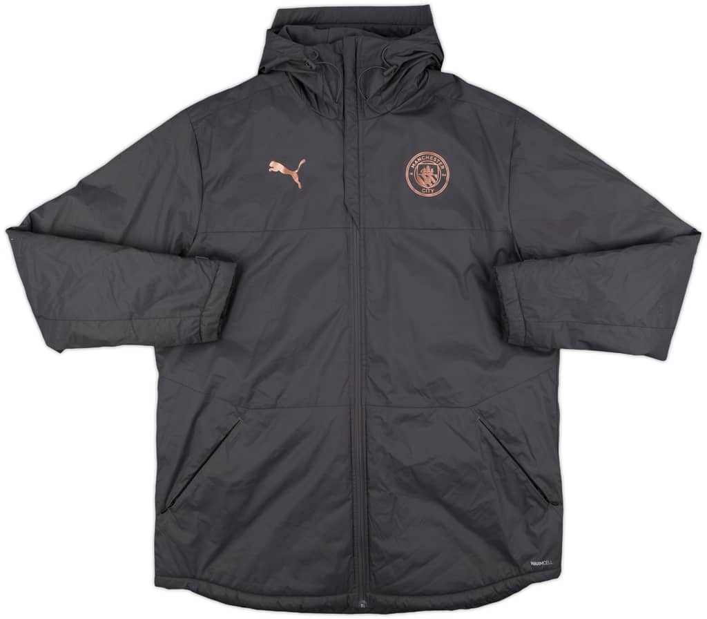 2019-20 Manchester City Puma Padded Bench Coat - 9/10 - (XL)