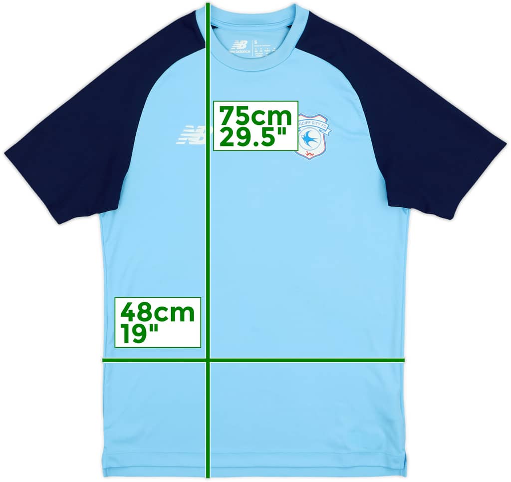 2023-24 Cardiff City New Balance Training Shirt - 7/10 - (S)