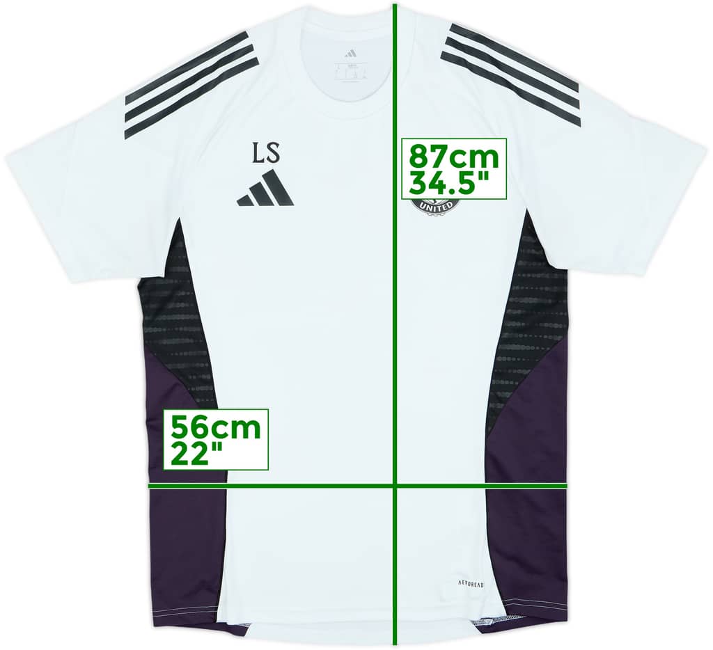 2025-26 Manchester United Staff Issue adidas Training Shirt LS - 10/10 - (L)