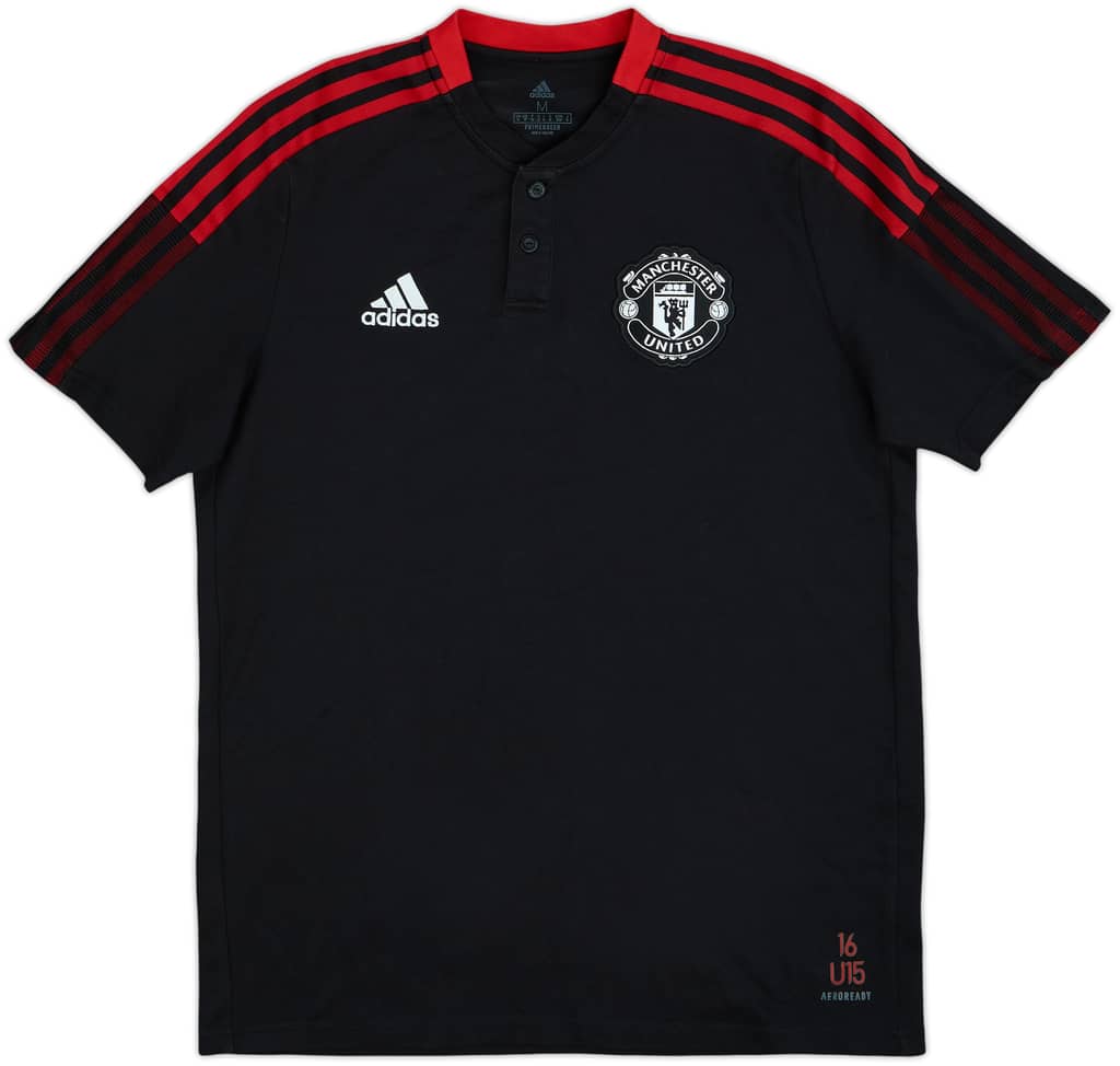 2021-22 Manchester United adidas Polo Shirt - 8/10 - (M)
