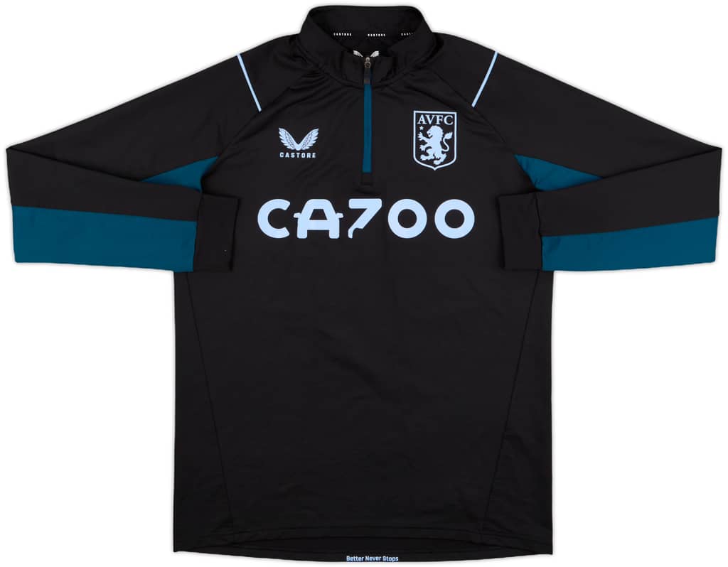2021-22 Aston Villa Castore 1/4 Zip Drill Top - 5/10 - (S)