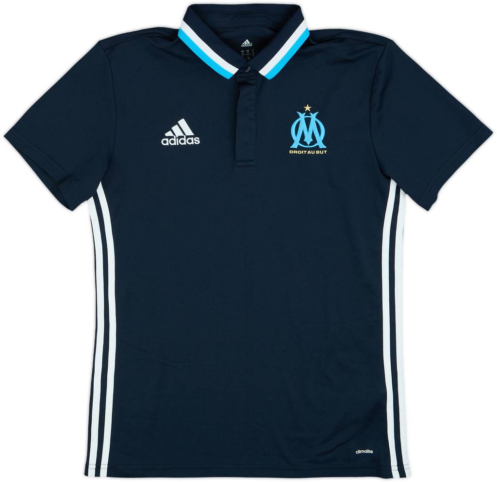 2016-17 Olympique Marseille adidas Polo Shirt - 10/10 - (M)