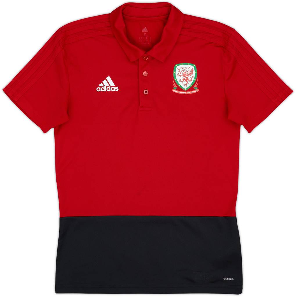 2018-19 Wales adidas Polo Shirt - 9/10 - (S)