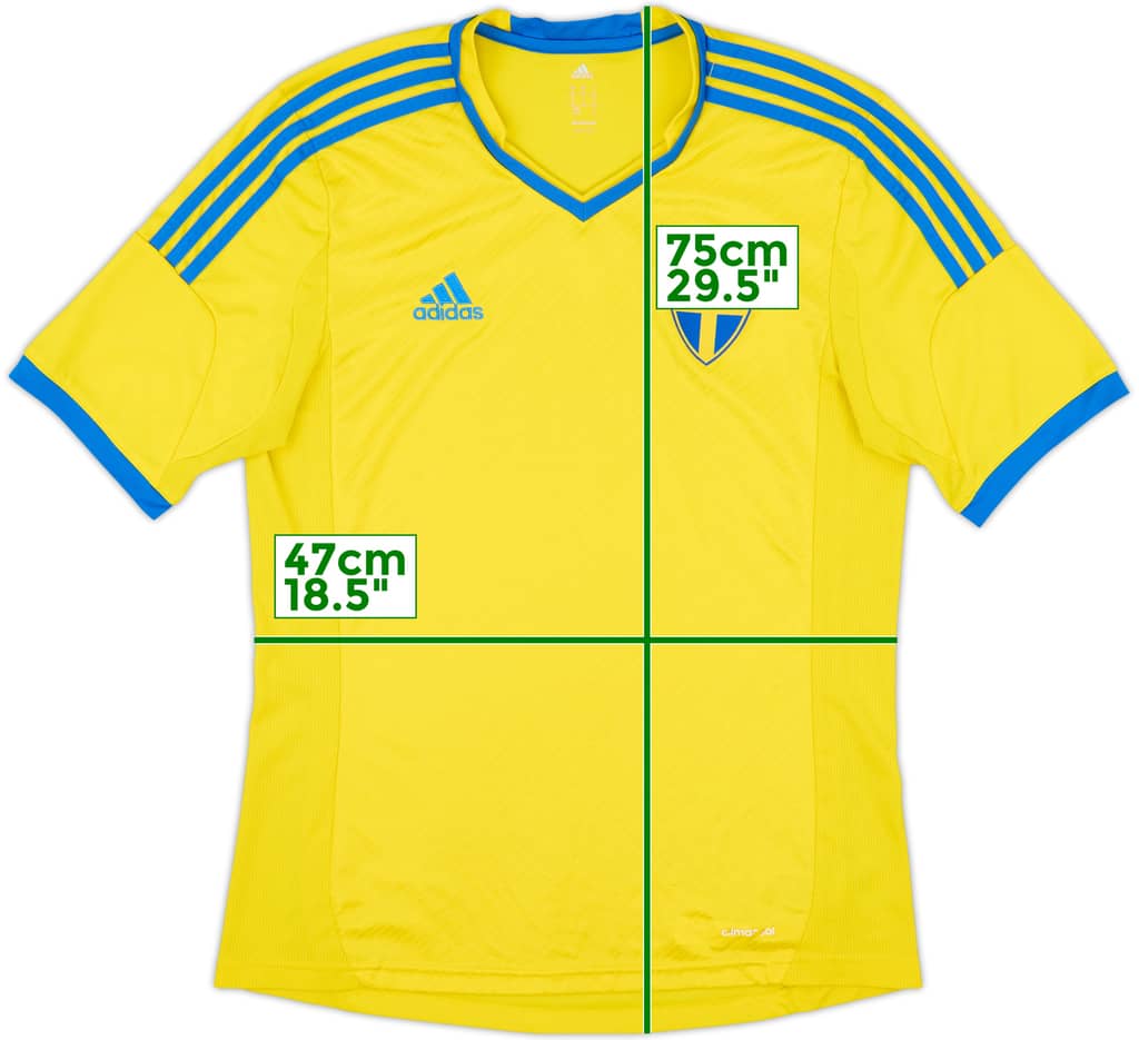 2013 Sweden Home Shirt - 8/10 - (M)