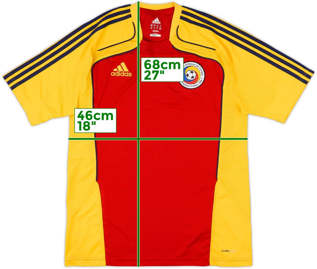 2010-12 Romania adidas Training Shirt - 10/10 - (M/L)