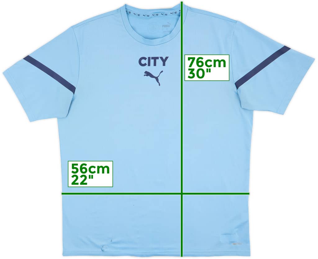 2021-22 Manchester City Puma Training Shirt - 4/10 - (L)
