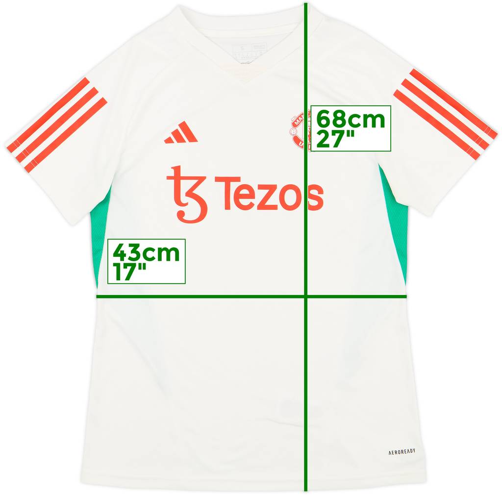 2023-24 Manchester United adidas Training Shirt - 8/10 - (Women's S)