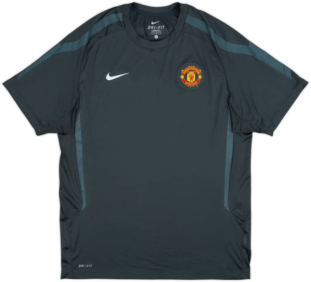 2010-11 Manchester United Nike Training Shirt - 7/10 - (L)