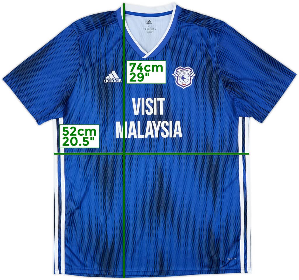 2019-20 Cardiff City Home Shirt - 9/10 - (XL)
