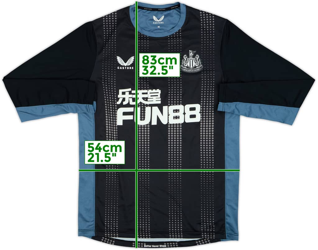 2022-23 Newcastle Castore Training L/S Shirt - 9/10 - (M)