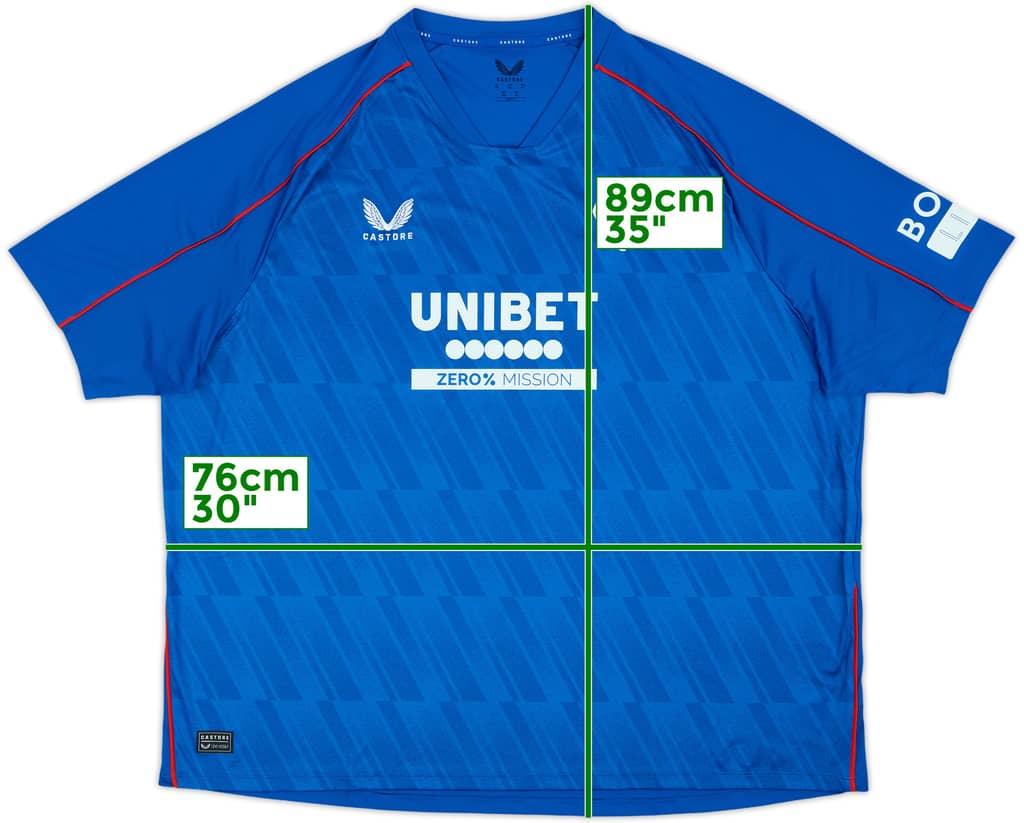 2024-25 Rangers Home Shirt - 10/10 - (4XL)