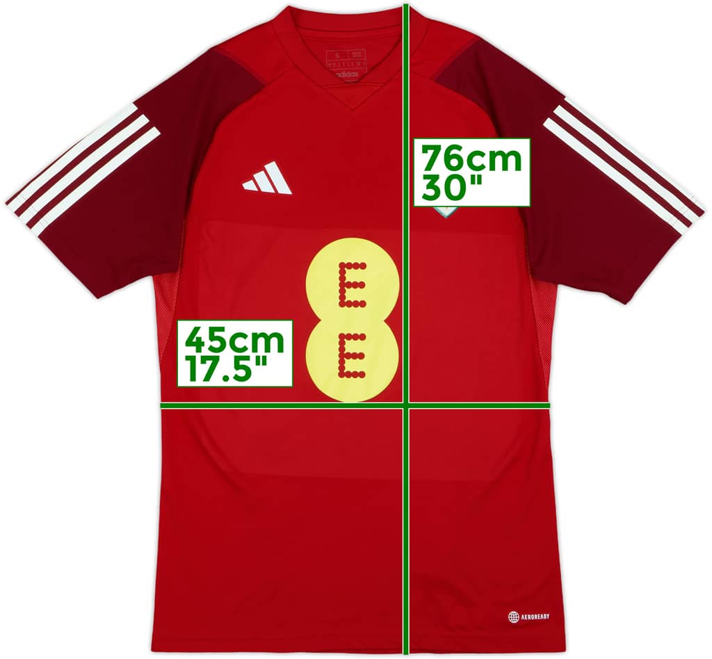 2022-23 Wales adidas Training Shirt - 10/10 - (S)