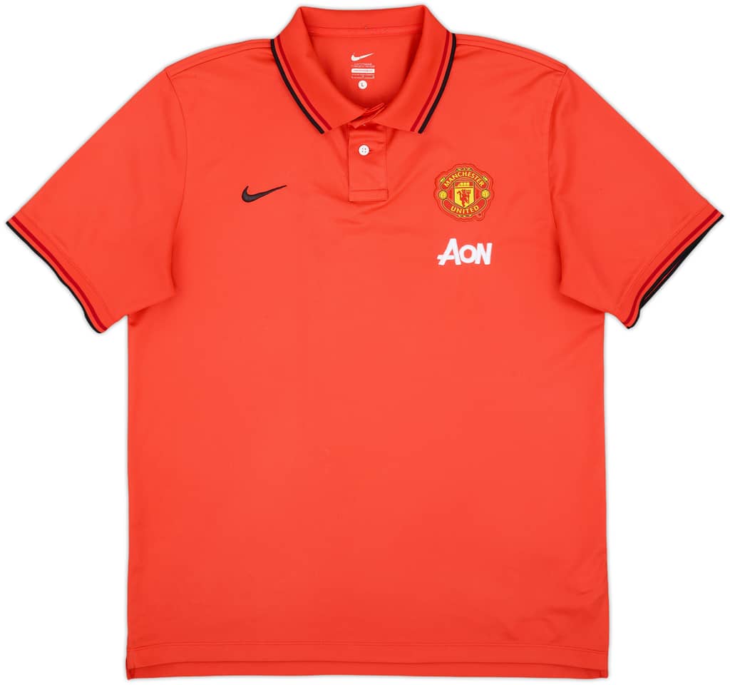 2012-13 Manchester United Nike Polo Shirt - 8/10 - (L)