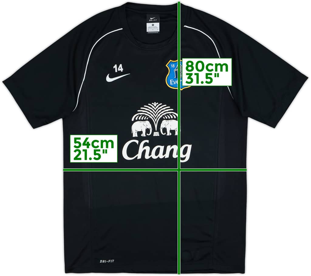 2013-14 Everton Player Issue Nike Training Shirt #14 - 9/10 - (M)