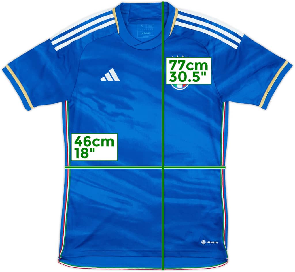 2023-24 Italy Home Shirt - 10/10 - (S)