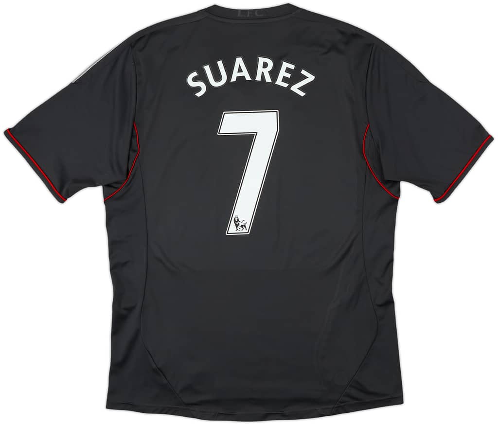 2011-12 Liverpool Away Shirt Suarez #7 - 6/10 - (L)