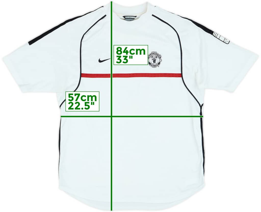 2002-03 Manchester United Nike Training Shirt - 8/10 - (L)