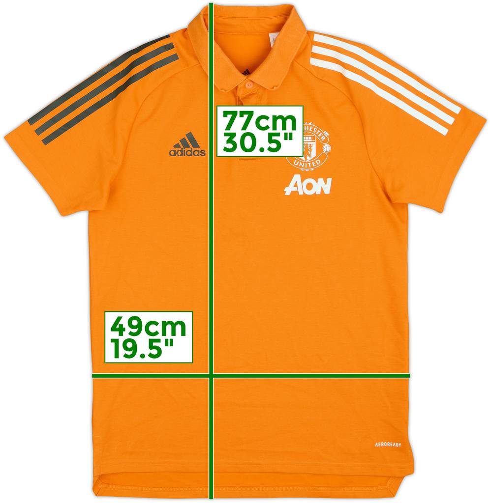 2020-21 Manchester United adidas Polo Shirt - 9/10 - (S)
