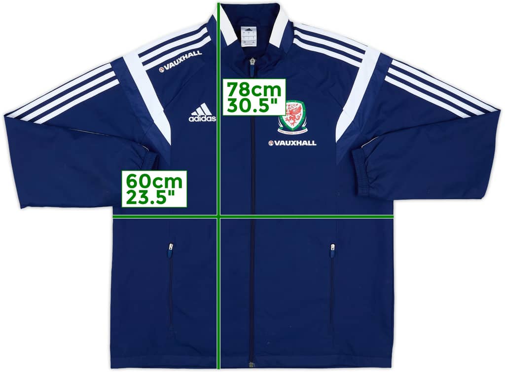 2014-15 Wales adidas Track Jacket - 8/10 - (L)
