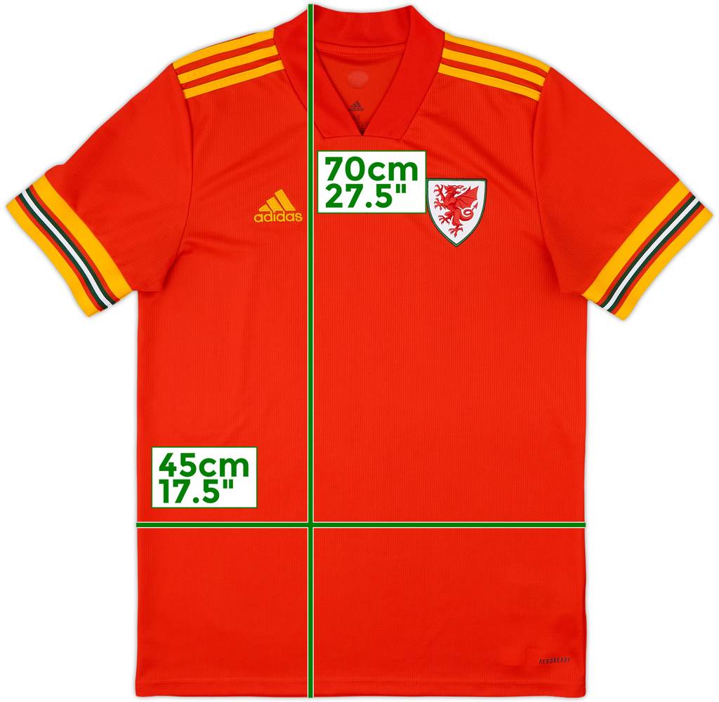 2020-21 Wales Home Shirt - 8/10 - (M)