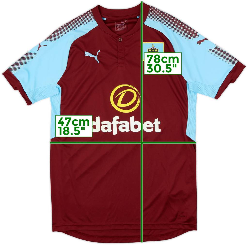 2017-18 Burnley Home Shirt - 9/10 - (M)