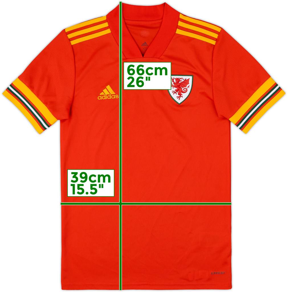 2020-21 Wales Home Shirt - 9/10 - (XS)
