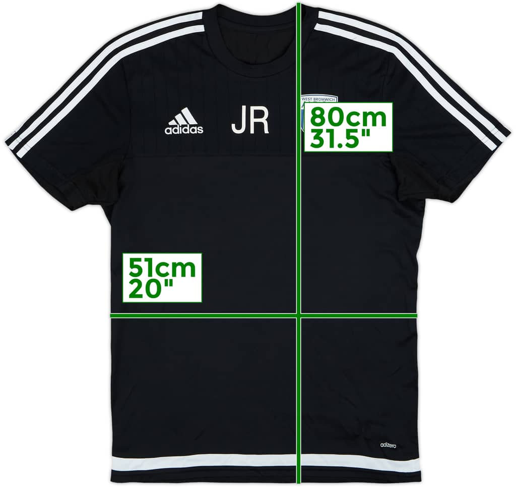 2015-16 West Brom Staff Issue adidas Training Shirt JR - 8/10 - (M)