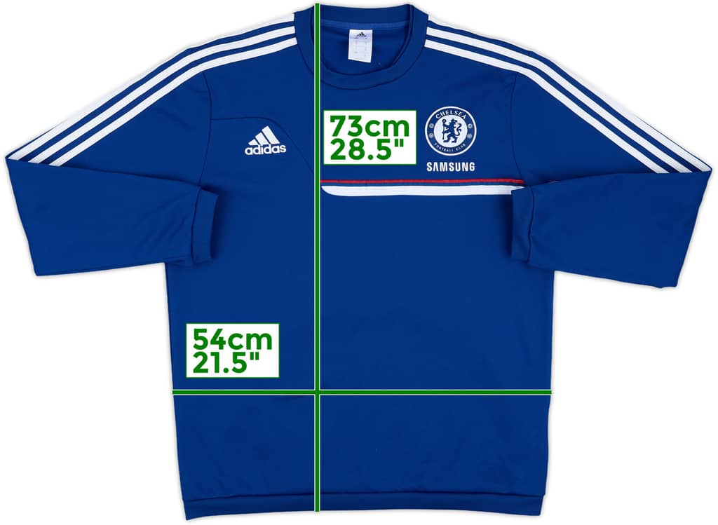 2013-14 Chelsea adidas Sweat Top - 8/10 - (L)