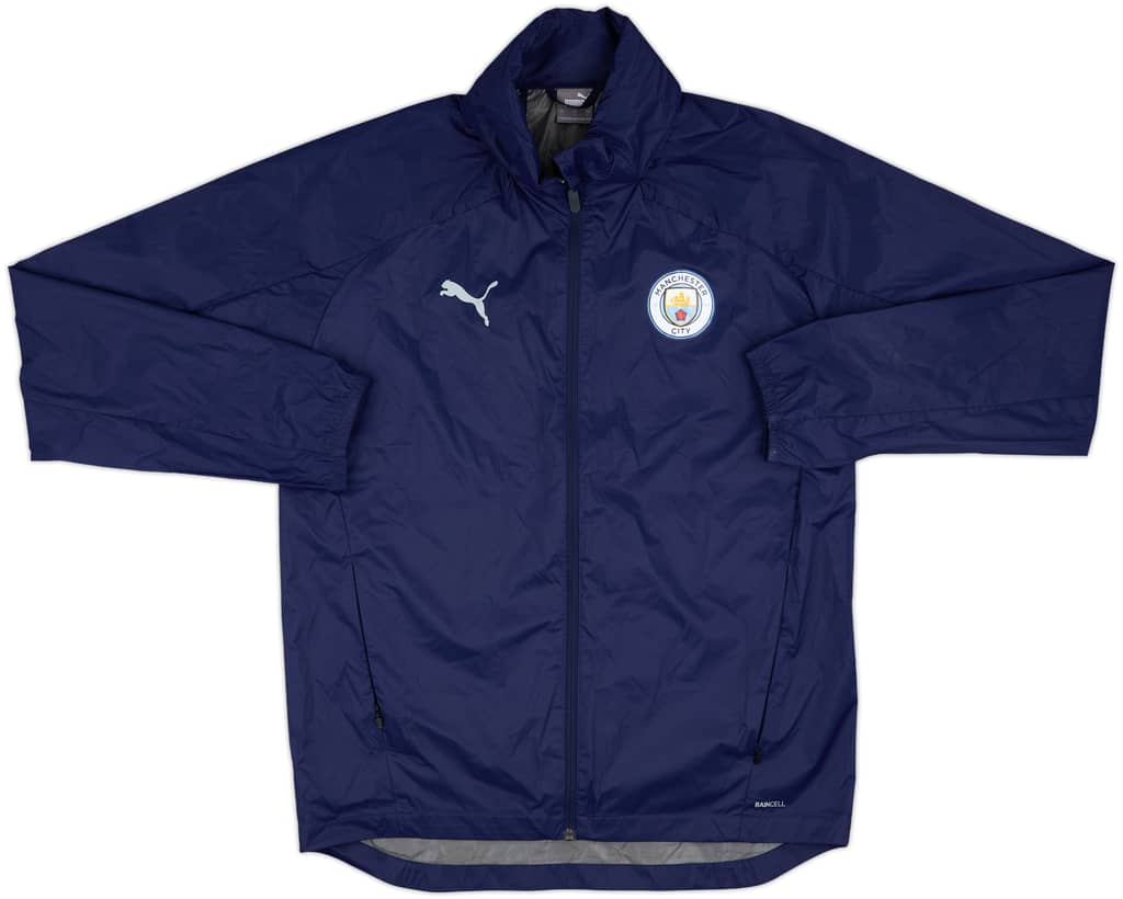 2021-22 Manchester City Puma Rain Coat - 9/10 - (L)