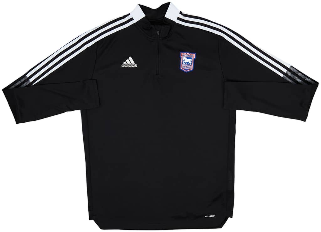 2021-22 Ipswich adidas 1/4 Zip Drill Top - 10/10 - (L)