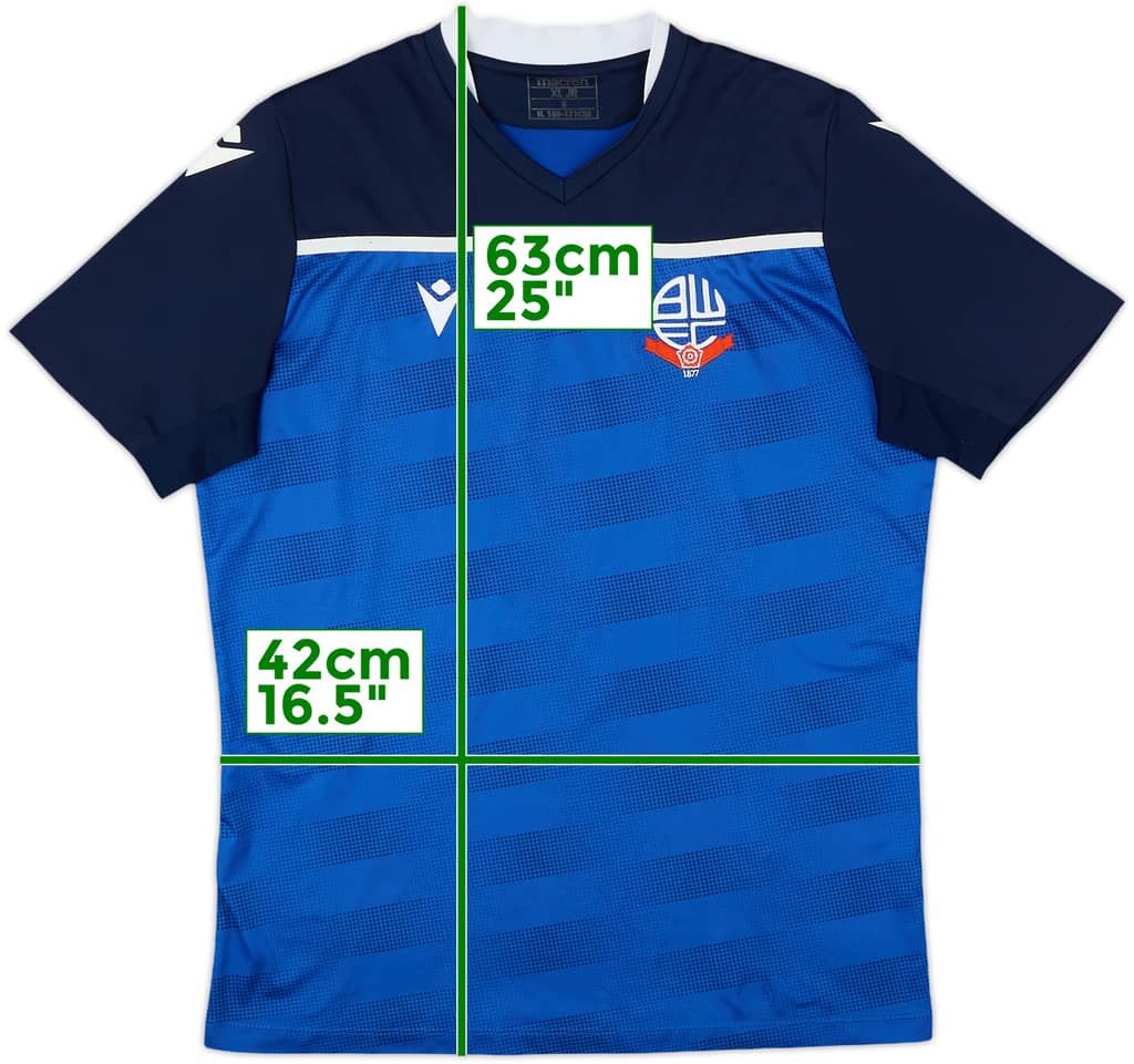 2020-21 Bolton Macron Training Shirt - 7/10 - (XL.Boys)