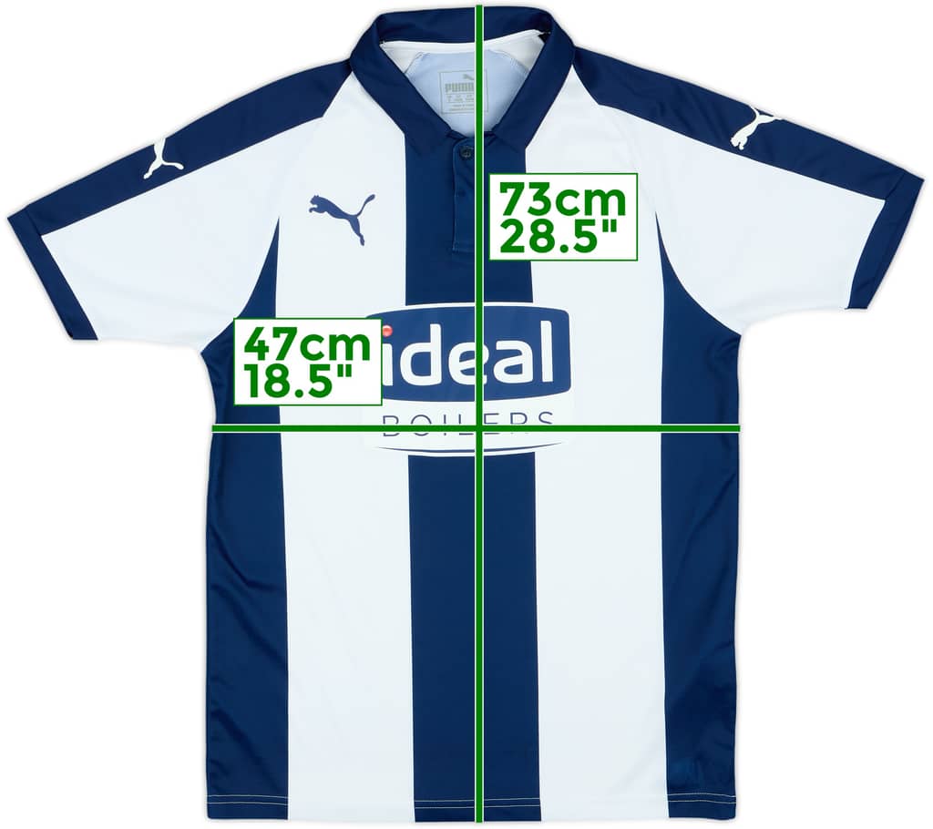 2018-19 West Brom Home Shirt - 10/10 - (S)