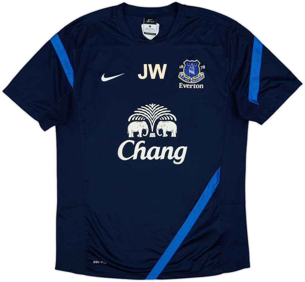 2012-13 Everton Staff Issue Nike Training Shirt JW - 8/10 - (L)