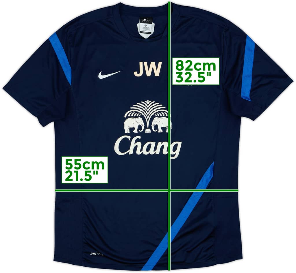 2012-13 Everton Staff Issue Nike Training Shirt JW - 8/10 - (L)