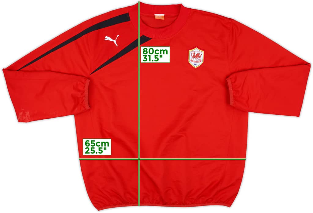 2012-13 Cardiff City Puma Drill Top - 10/10 - (XL)